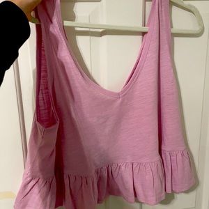 Target purple flowy tank top